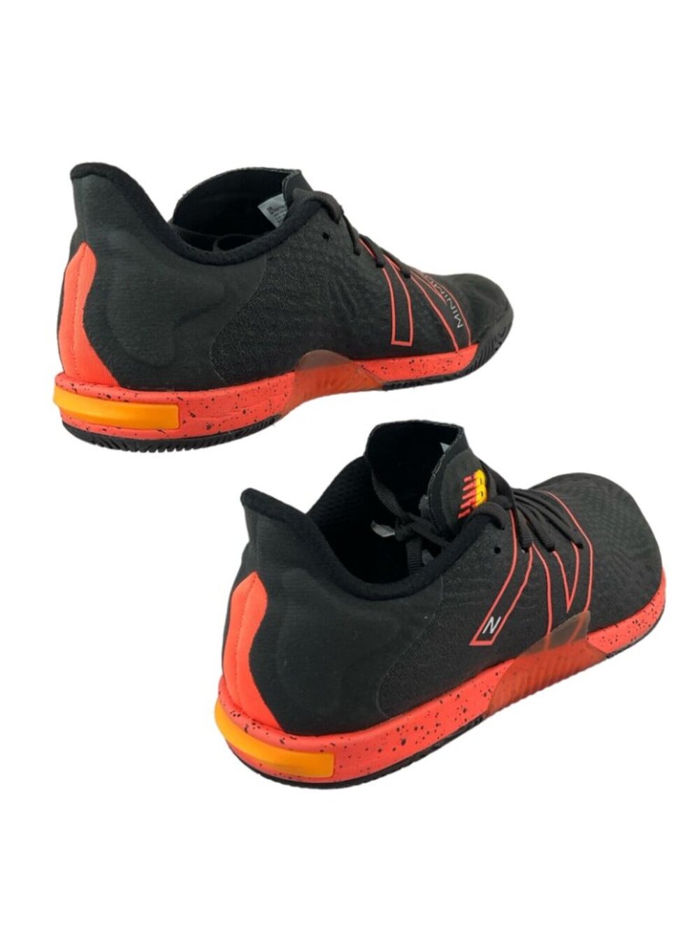 New Balance Shoes Mens Sz 8.5 Minimus TR BOA Training Blacktop with Blaze Orange - Picture 10 of 13